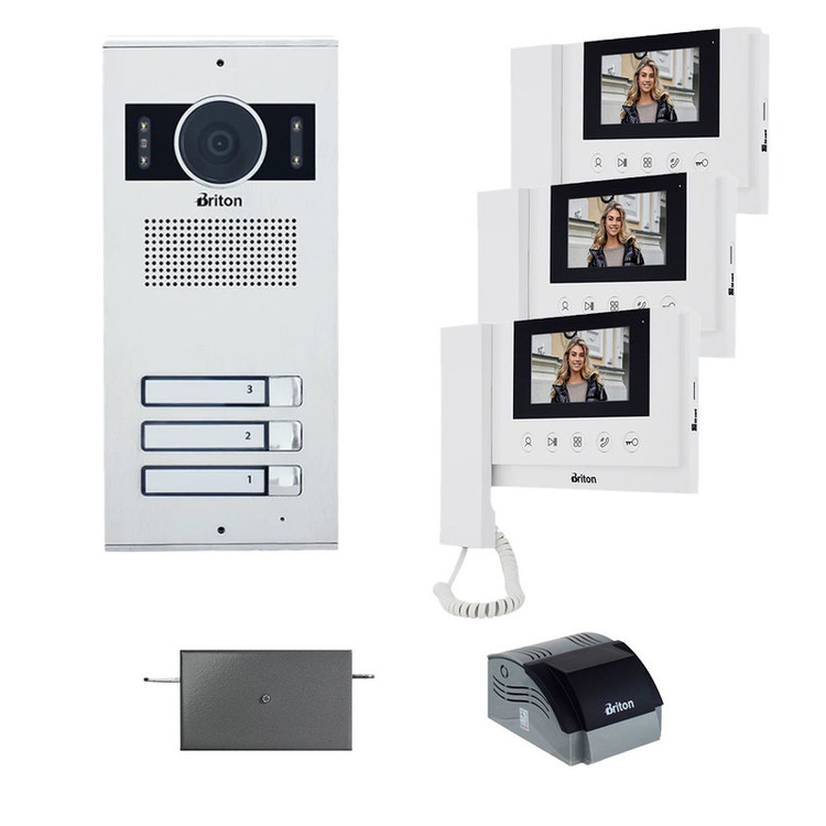 دربازکن تصویری برایتون مدل BAM-4310 سه واحدی