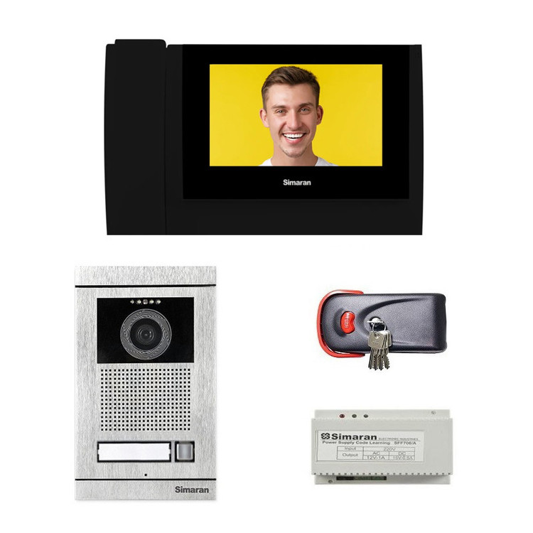مجموعه دربازکن سیماران مدل 78M100 WiFi - VFBC1 - 1093 یک واحدی مجموعه 4 عددی