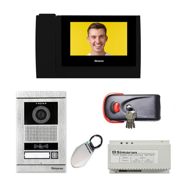 مجموعه دربازکن سیماران مدل 78M100 WiFi - VFBC1/N - 1093 یک واحدی مجموعه 4 عددی