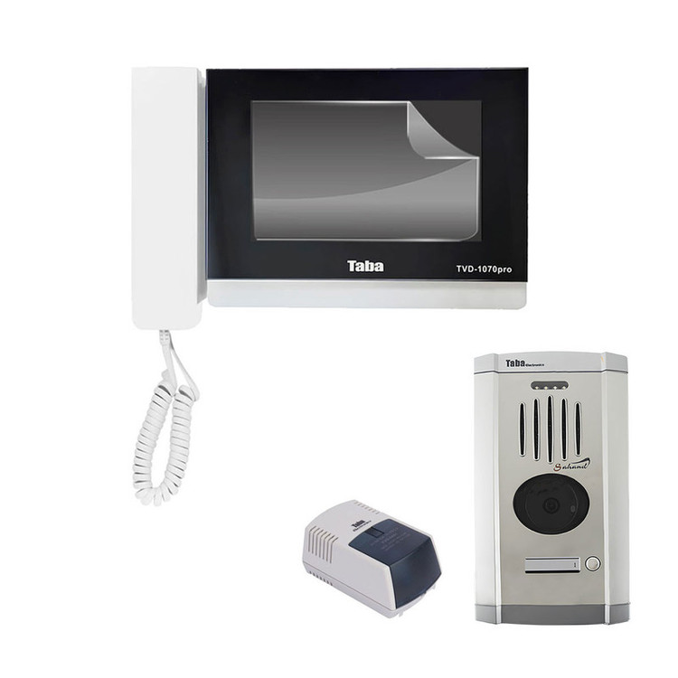 دربازکن تصویری تابا مدل 1070PRO یک واحدی و ترانس به همراه محافظ صفحه نمایش