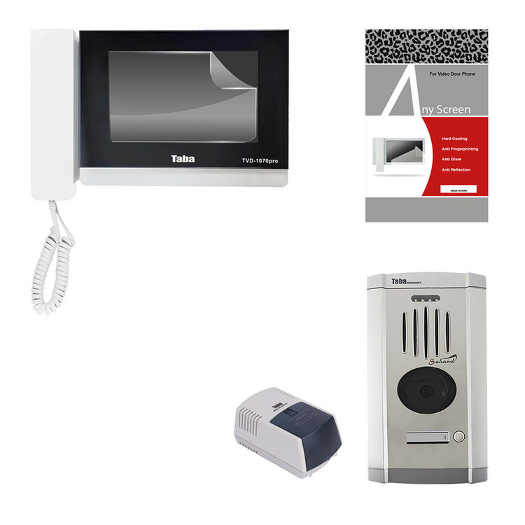 دربازکن تصویری تابا مدل 1070PRO یک واحدی و ترانس به همراه محافظ صفحه نمایش