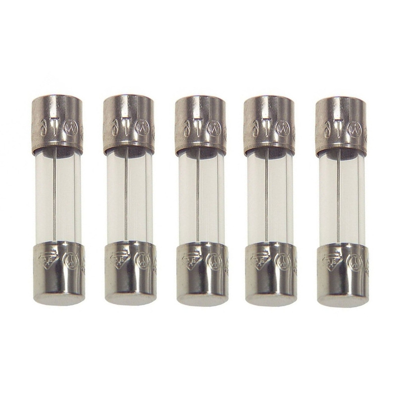 فیوز شیشه ای 20 آمپر کد F2 بسته 5 عددی