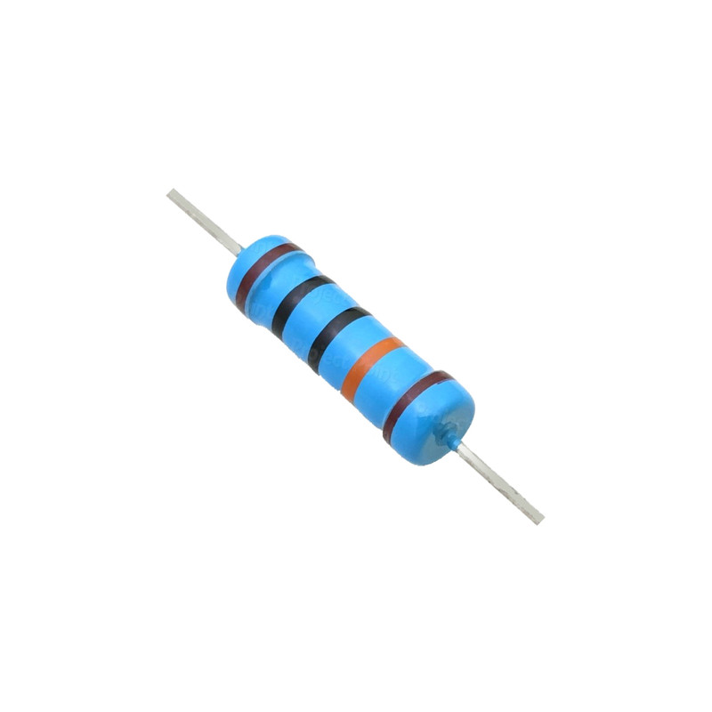 مقاومت 100 کیلو اهم 1/4 وات مدل 1% 100K/1/4W بسته 50 عددی