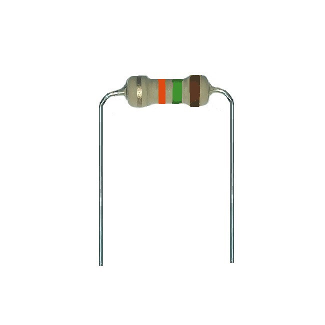 مقاومت 150 کیلو اهم مدل 1/4W-5% بسته 100 عددی