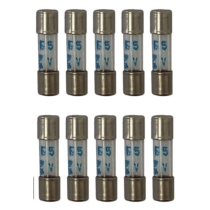 فیوز شیشه ای 10 آمپر مدل SK-10250 بسته 10 عددی