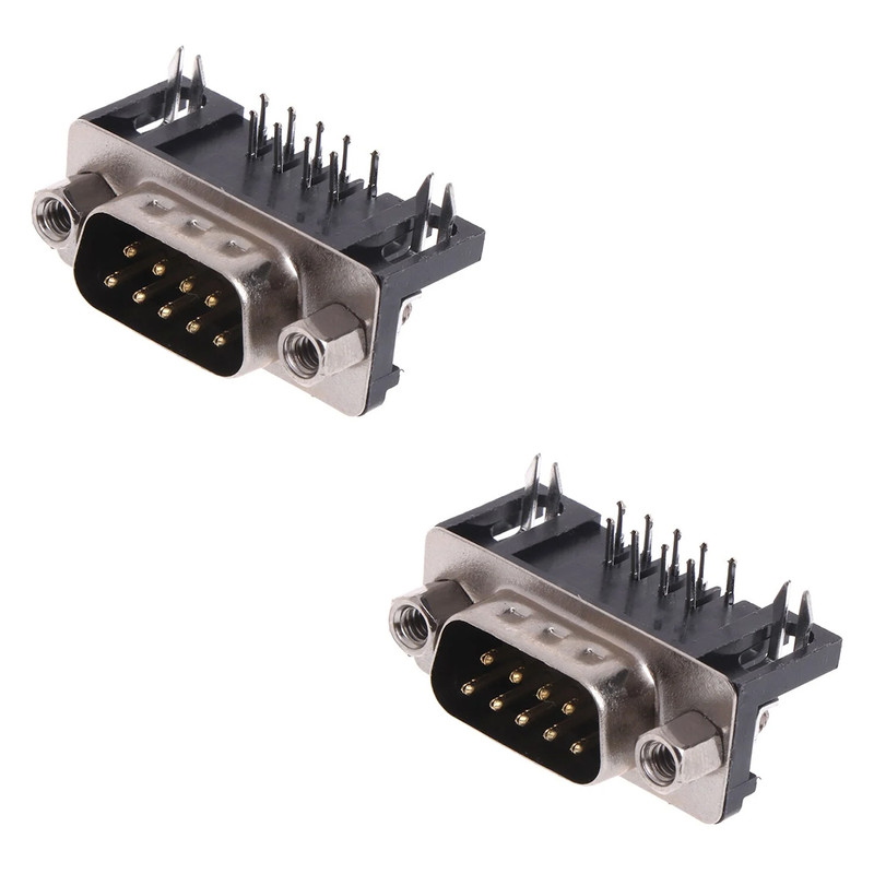 کانکتور سریال نری 9 پین مدل DB9-Right.Angle بسته 2 عددی