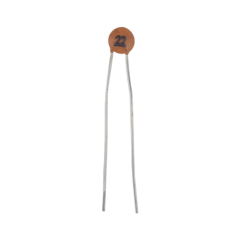 خازن عدسی 22 پیکو فاراد کد 922 بسته 30 عددی
