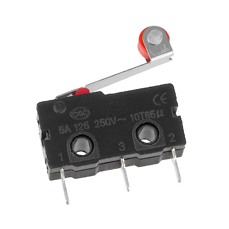 میکرو سوئیچ اهرم دار مدل 5A-250V-KW11.3Z