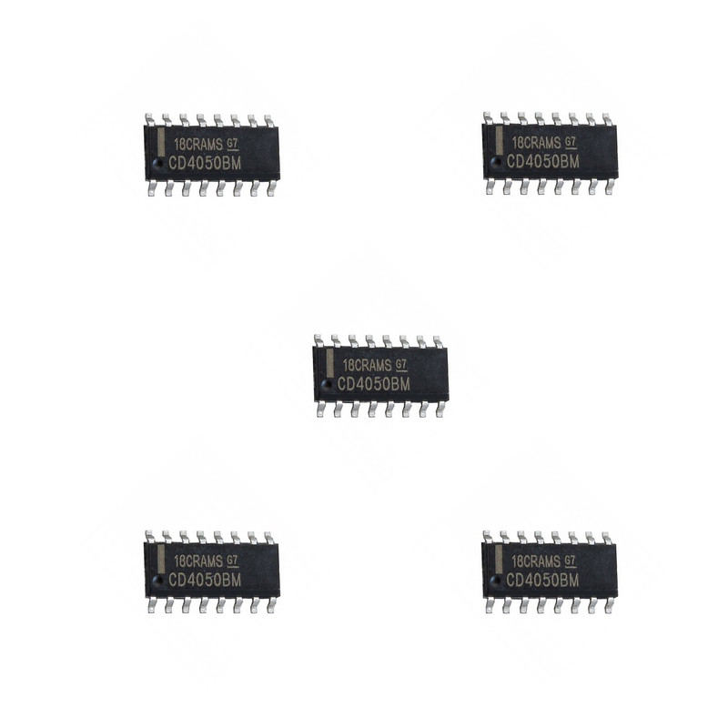 آی سی بافر  اس ام دی CD4050 مدل  IS - KV054 بسته 5 عددی