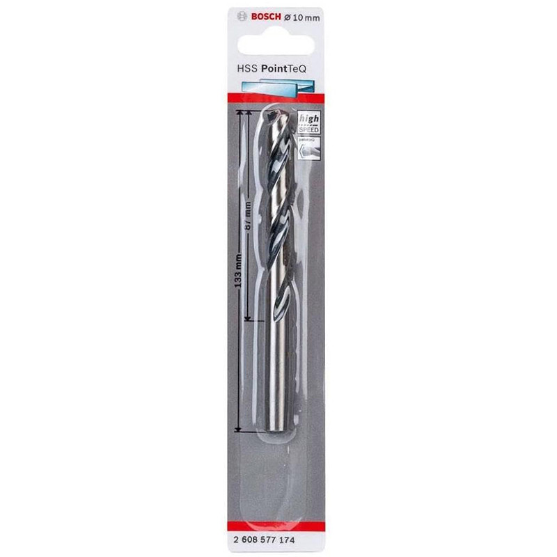 مته فلز بوش مدل حرفه ای Metal - Point TEQ کد 2608577174 سایز 10 میلی متر