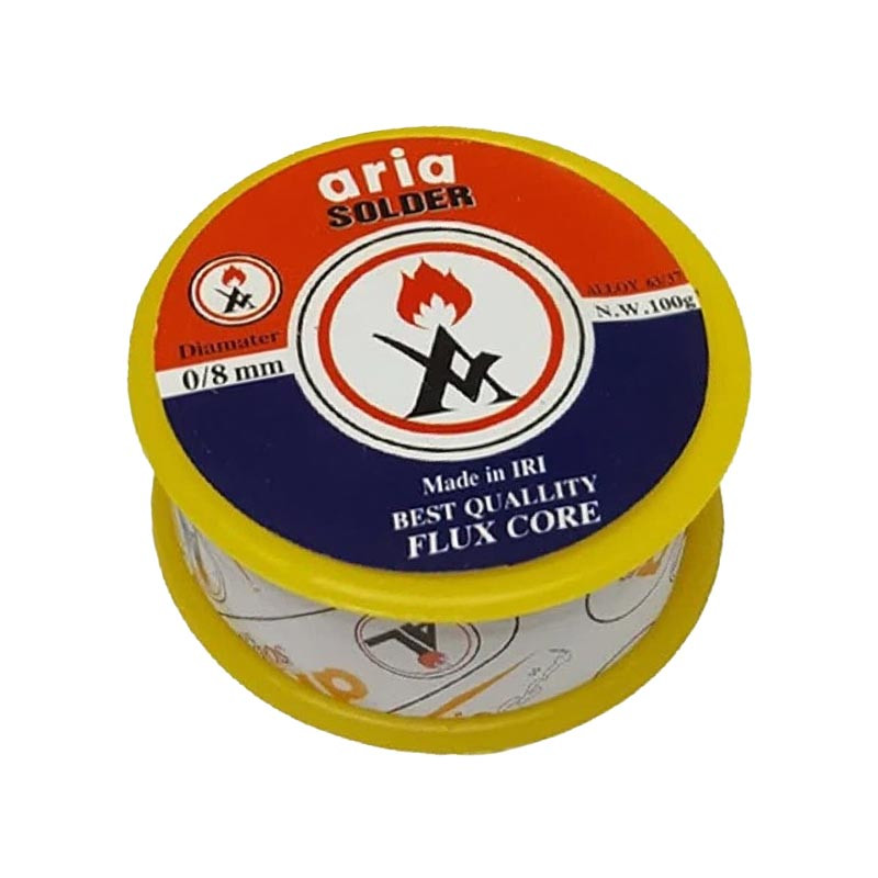 سیم لحیم آریا مدل W-100 وزن 100 گرم