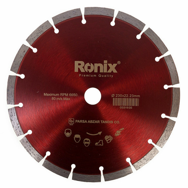 صفحه الماسه رونیکس مدل RH-3501 سایز 230 میلی‌متر