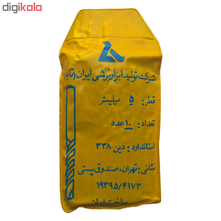 مته فلز تابا مدل DIN338D05 سایز 5 میلیمتر بسته 10 عددی