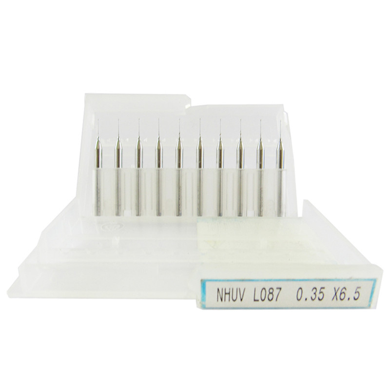 مته کارباید یونیون تول مدل S-035 سایز 0.35 میلی متر مجموعه 10 عددی