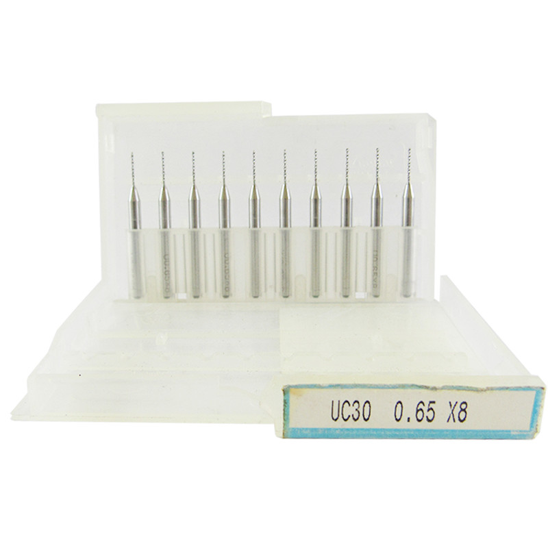 مته کارباید یونیون تول مدل S-065 سایز  0.65 میلی متر مجموعه 10 عددی