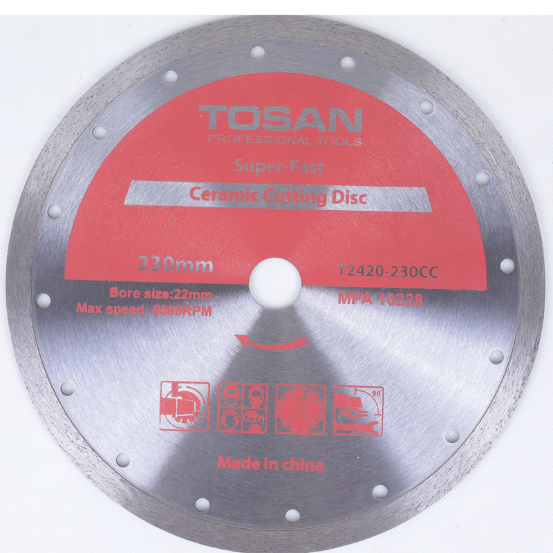 صفحه برش گرانیت توسن مدل T2416-230GC سایز 230 میلی‌متر