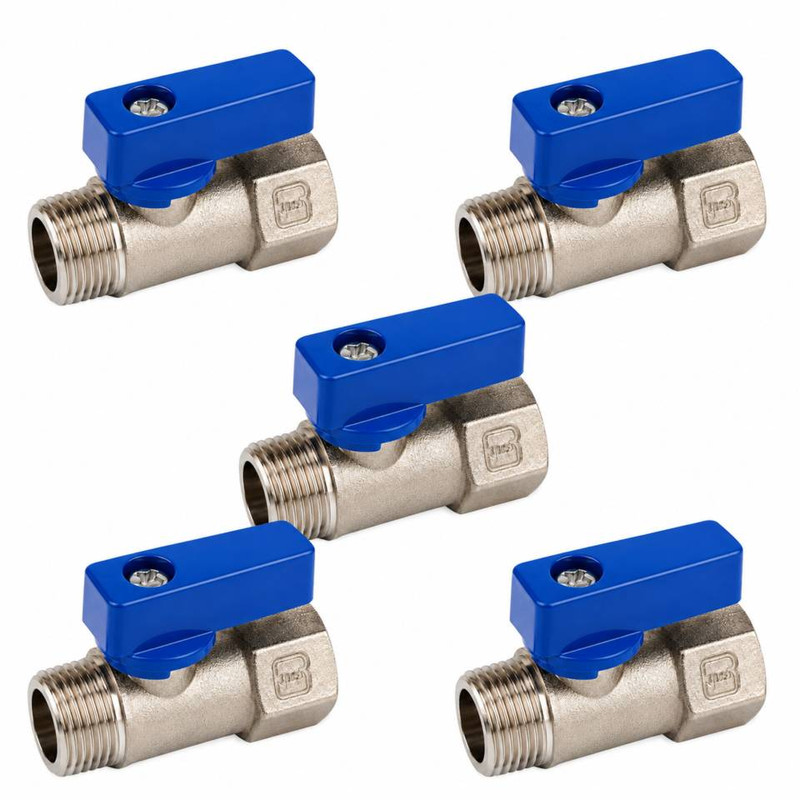 شیر ربع گرد مدل 3/8 Inch بسته پنج عددی