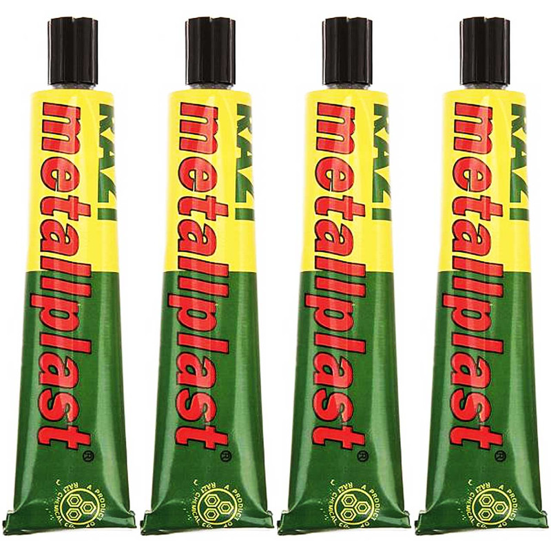 چسب آهن رازی مدل Metallplast حجم 50 میلی لیتر بسته 4 عددی