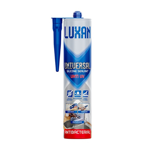 خمیر درزگیر سیلیکونی لوکسان مدل یونیورسال وزن 280 گرم