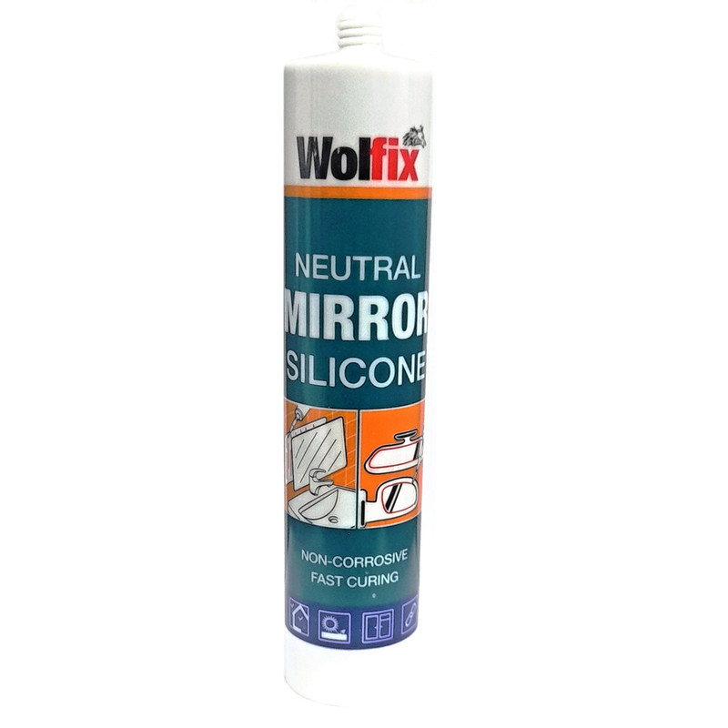 چسب سیلیکون آینه ولفیکس مدل neutral حجم 450 میلی لیتر