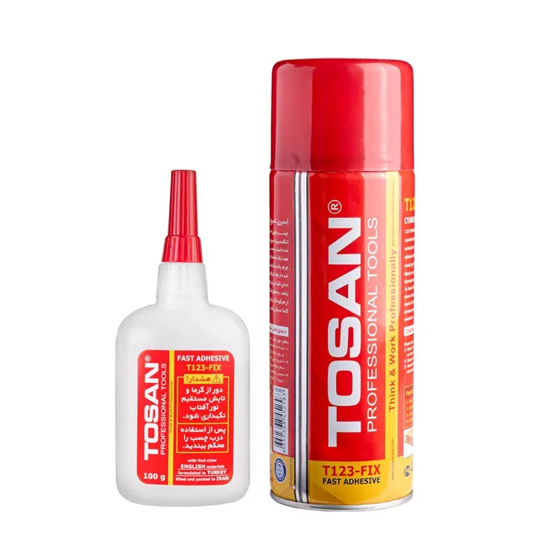 چسب 123 توسن مدل T123-FIX حجم 400 میلی لیتر