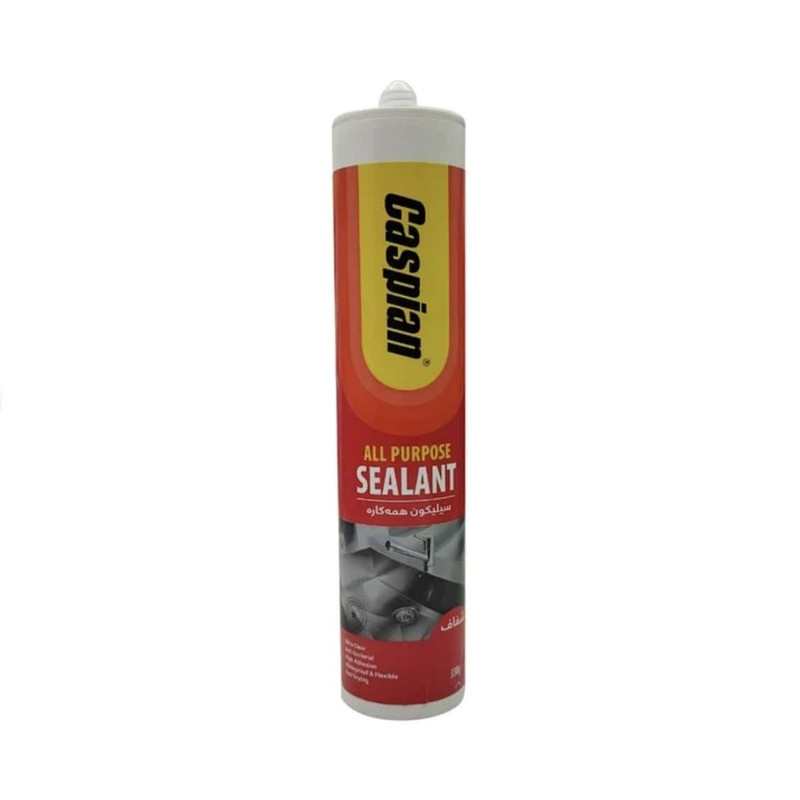 چسب سیلیکون کاسپین مدل سیلندری حجم 330 میلی لیتر