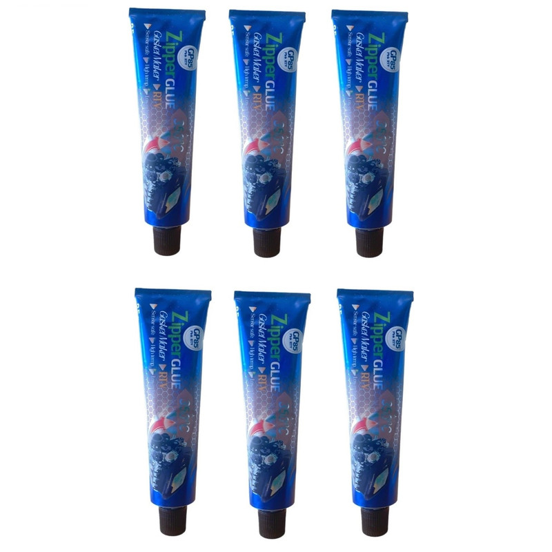 چسب‌ واشر ساز زیپر کد 350 حجم 85گرم بسته 6 عددی