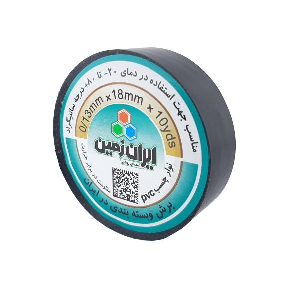 چسب برق ایران زمین مدل pvc بسته ۱۰۰ عددی