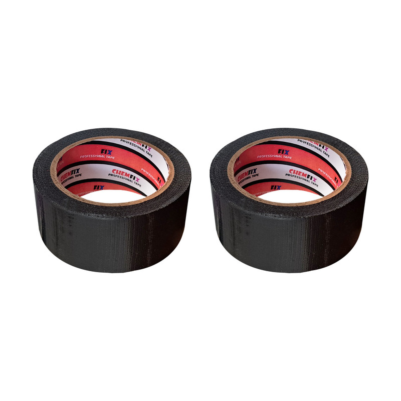 چسب برزنتی چمفیکس مدل BLK-25 عرض 5 سانتی متر بسته 2 عددی