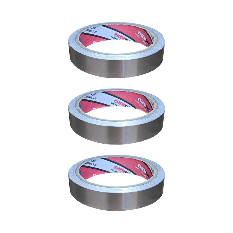 نوار چسب آلومینیوم چمفیکس مدل V1150 عرض 18 میلیمتر بسته 3 عددی