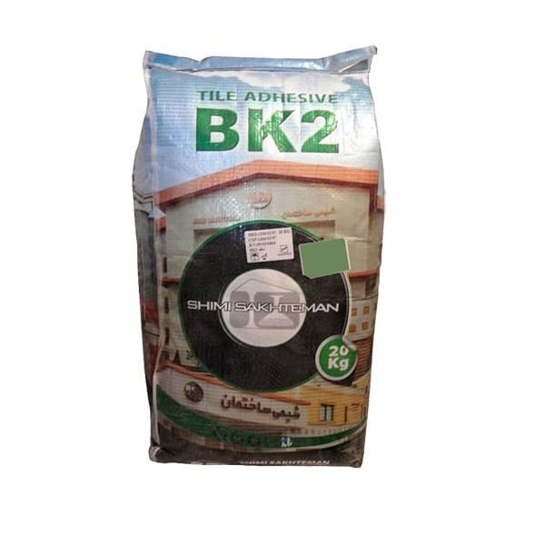 چسب کاشی شیمی ساختمان مدل BK2 وزن 20 کیلویی