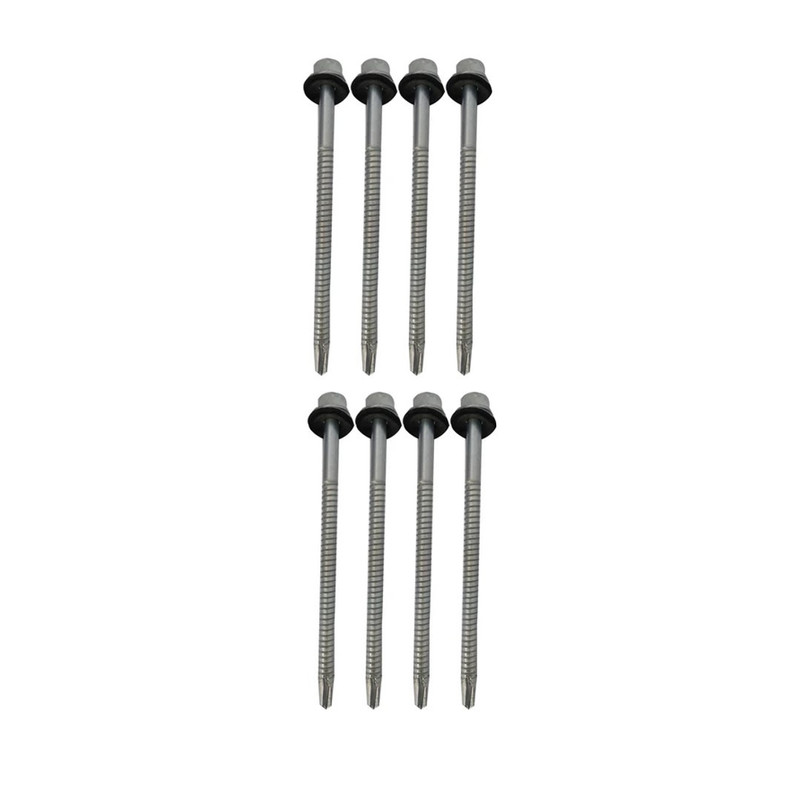 پیچ شیروانی سرمته مدل B14-100 بسته 8 عددی