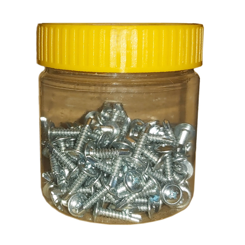 پیچ سرمته واشردار مدل A19B150 بسته 150 عددی