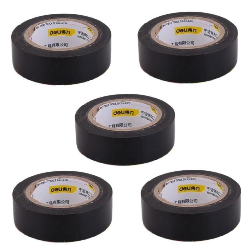 چسب برق دلی مدل DL5264 طول 1000 سانتی متر بسته 5 عددی