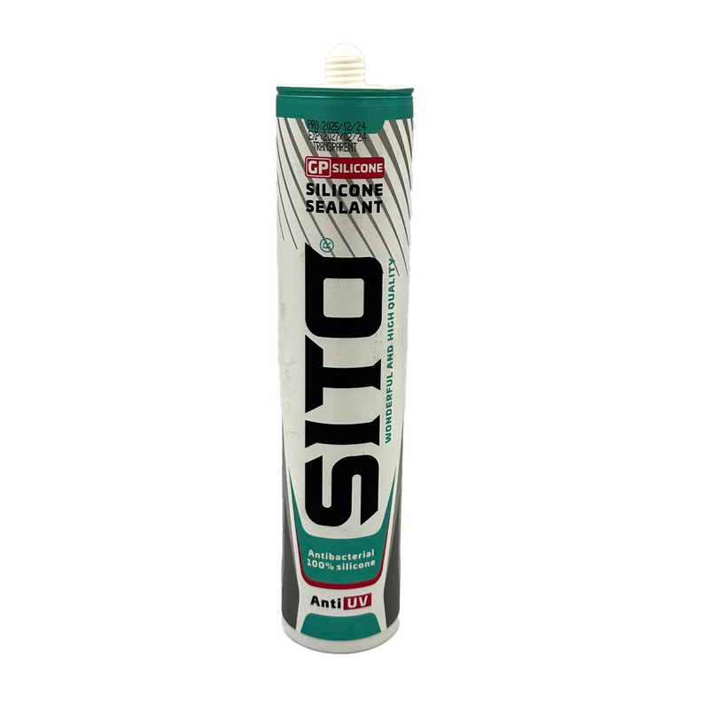 چسب سیلیکونی درزگیر شفاف سیتو مدل GP silicone sealant وزن 320 گرم