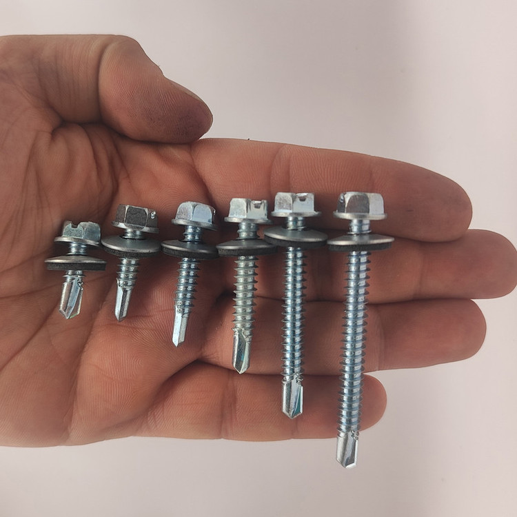 پیچ سرمته هامر مدل شیروانی واشردار کد Multiple Sizes مجموعه 60 عددی