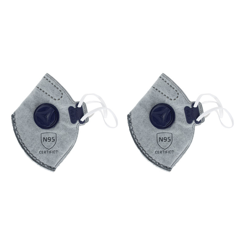 ماسک تنفسی امگا مدل ffp2-N95 بسته 2 عددی