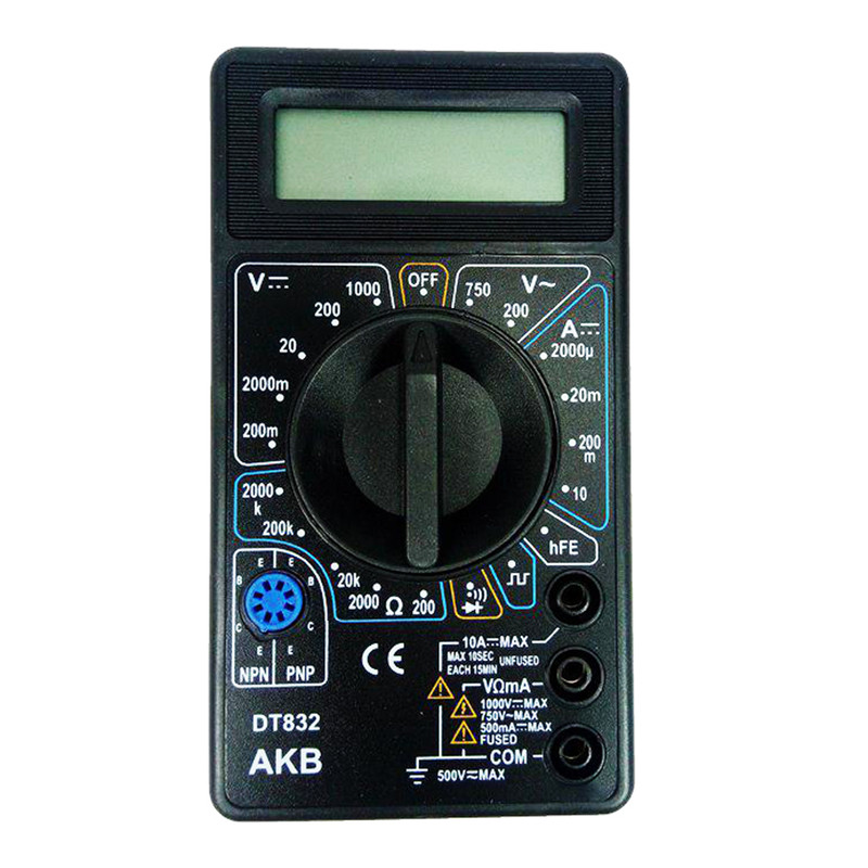 مولتی متر دیجیتال مدل DT832