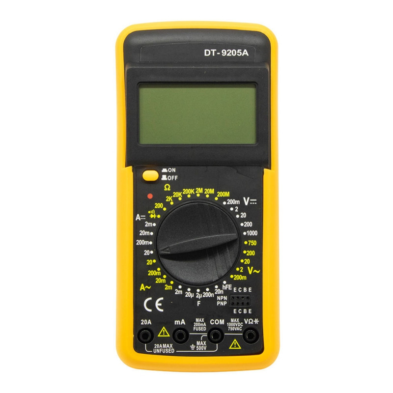 مولتی متر دیجیتال مدل  DT-9205A