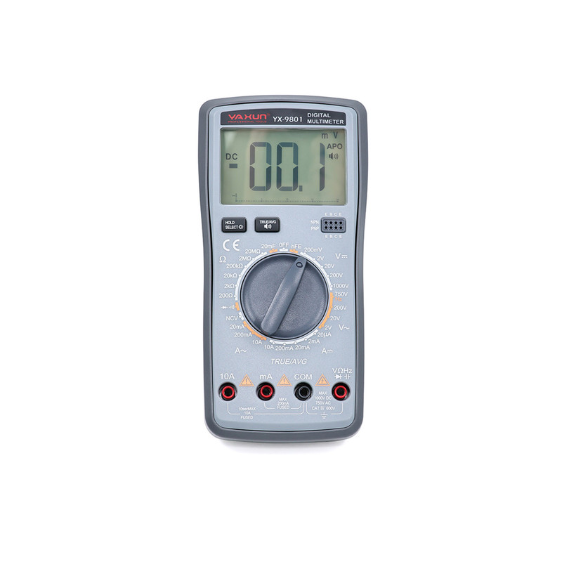 مولتی متر دیجیتال 10 آمپر یاکسون مدل Yx-9801
