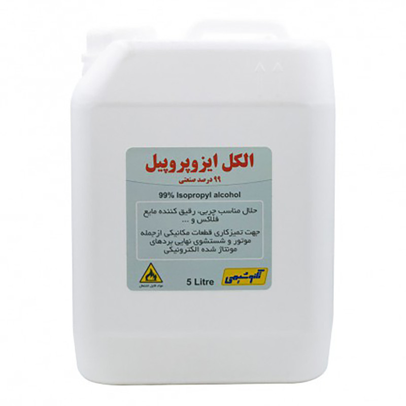 الکل ایزوپروپیل 99 درصد صنعتی تکنوشیمی مدل 5L حجم 5 لیتر