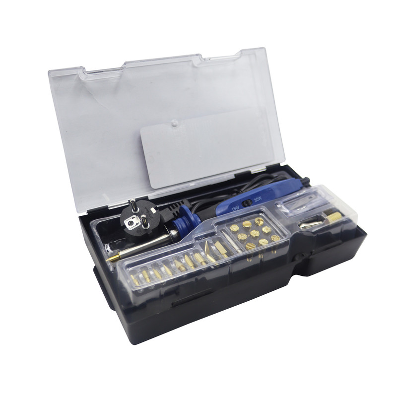 هویه سوخته نگاری 30 وات لزار مدل دیمر دار کد YP-JR-D1530-15/30 مجموعه 23 عددی