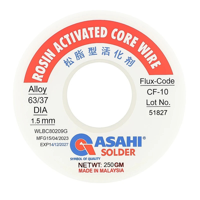 سیم لحیم آساهی مدل 1.5mm  وزن 250 گرم