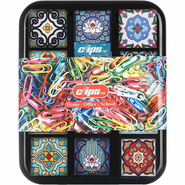 گیره کاغذ کلیپس مدل LUX بسته 100 عددی