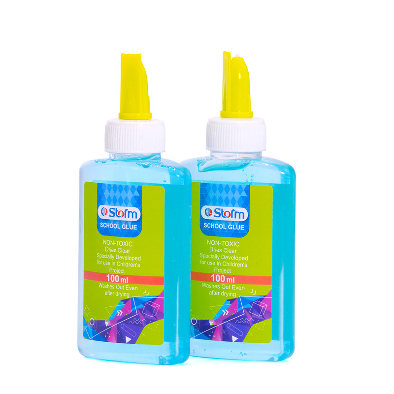 چسب ژله ای استورم مدل school Glue کد HL-618 بسته 2 عددی