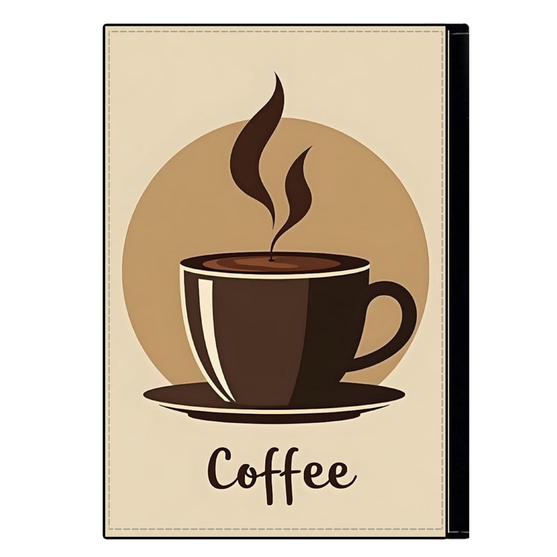 کلاسور مدل نوشته قهوه کد v7