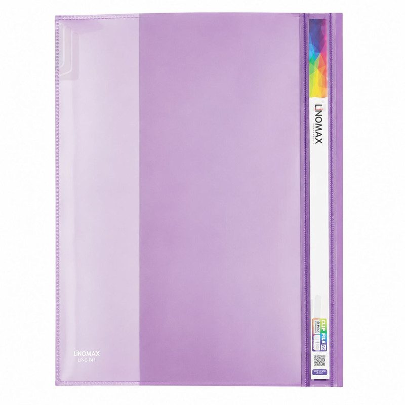 پوشه لینومکس مدل طلقی کد CF41 سایز A4 بسته 24 عددی