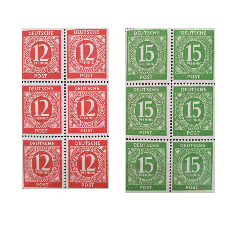 تمبر یادگاری مدل المان مجموعه 12 عددی