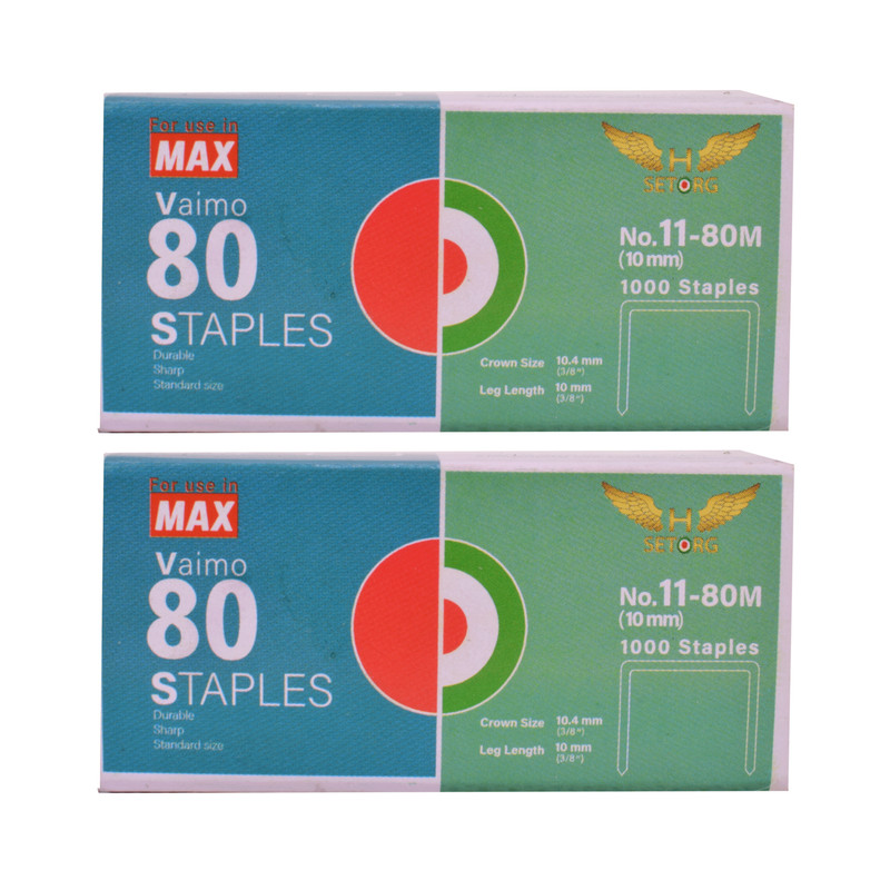 سوزن منگنه سترگ مدل وایمو 80 سایز 11-80 بسته دو عددی