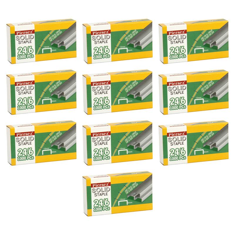 سوزن منگنه سایز 24/6 پییرسز کد PZB0110 بسته 10 عددی